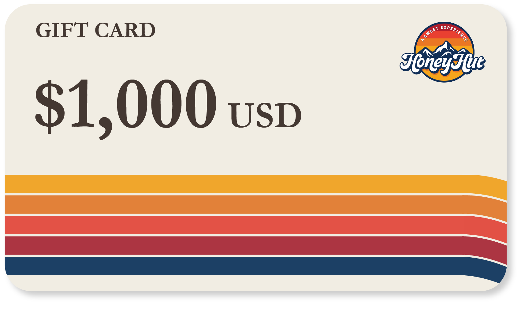 Honey Hut Gift Card